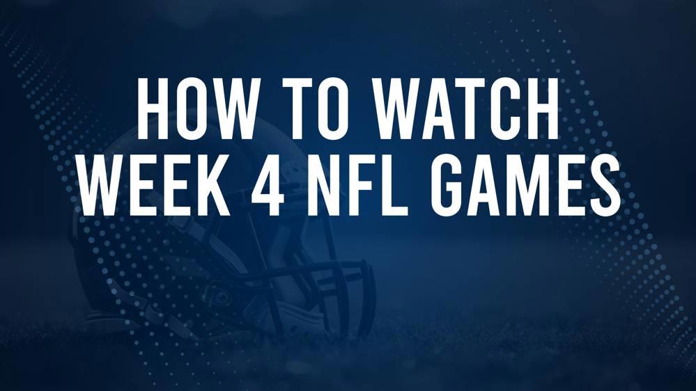 NFL Week 4 TV Schedule, Streams, Start Times, Channels Claiborne Progress