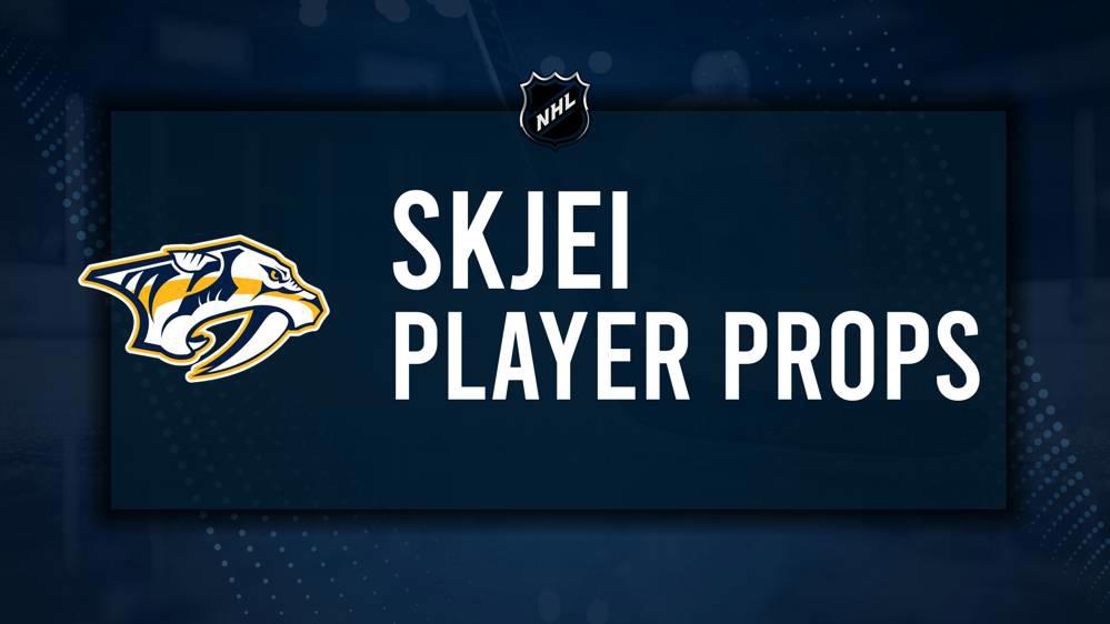 Brady Skjei Player Prop Bets for the Predators vs. Red Wings Game - October 19