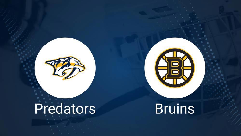 How to Pick the Predators vs. Bruins Game with Odds, Spread, Betting Line and Stats – October 22