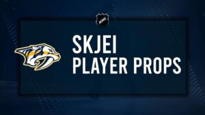 Brady Skjei Player Prop Bets for the Predators vs. Canucks Game - November 17