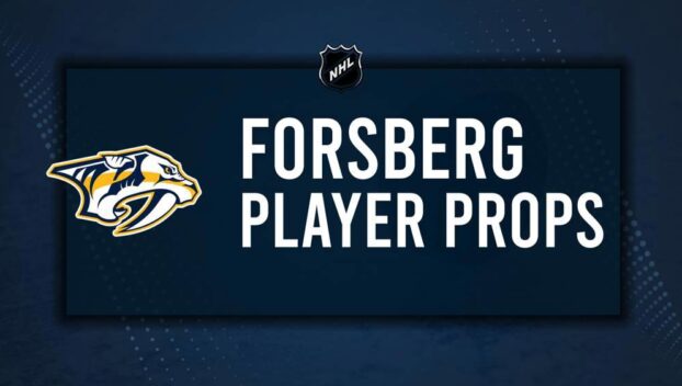 Filip Forsberg Player Prop Bets for the Predators vs. Avalanche Game - November 11