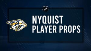 Gustav Nyquist Player Prop Bets for the Predators vs. Kraken Game - November 20