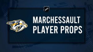 Jonathan Marchessault Player Prop Bets for the Predators vs. Kraken Game - November 20