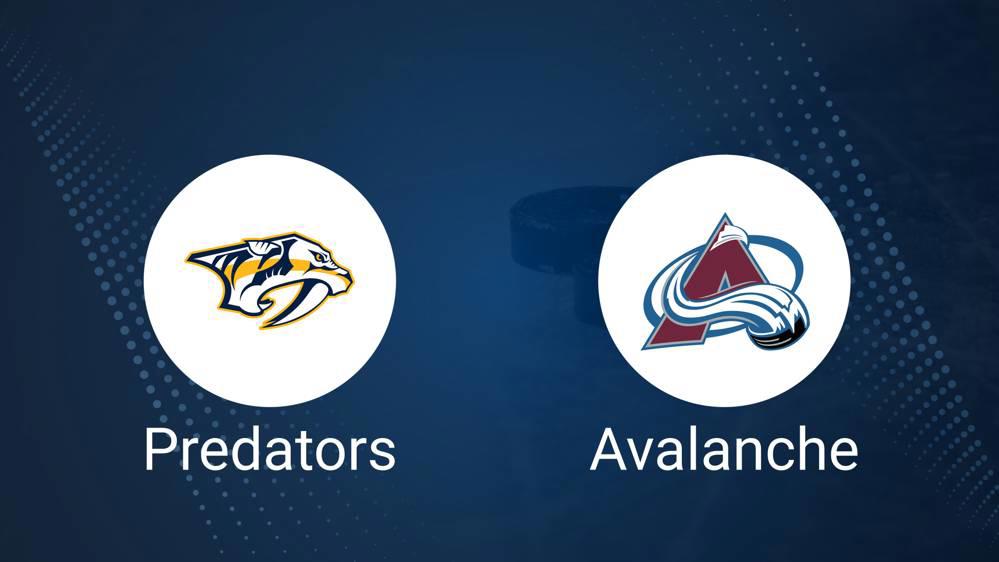 Predators vs. Avalanche Injury Report Today - November 2