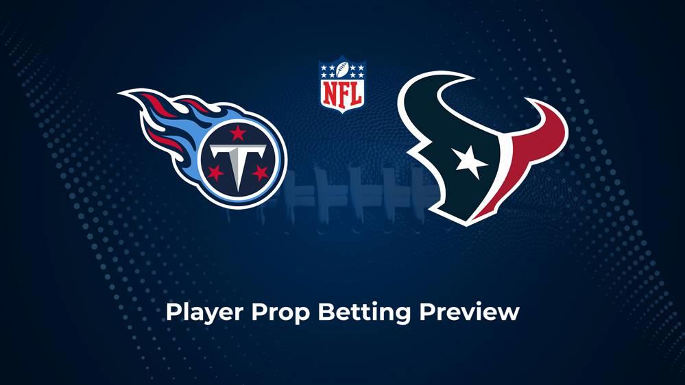 Titans vs. Texans Player Props & Odds – Week 12