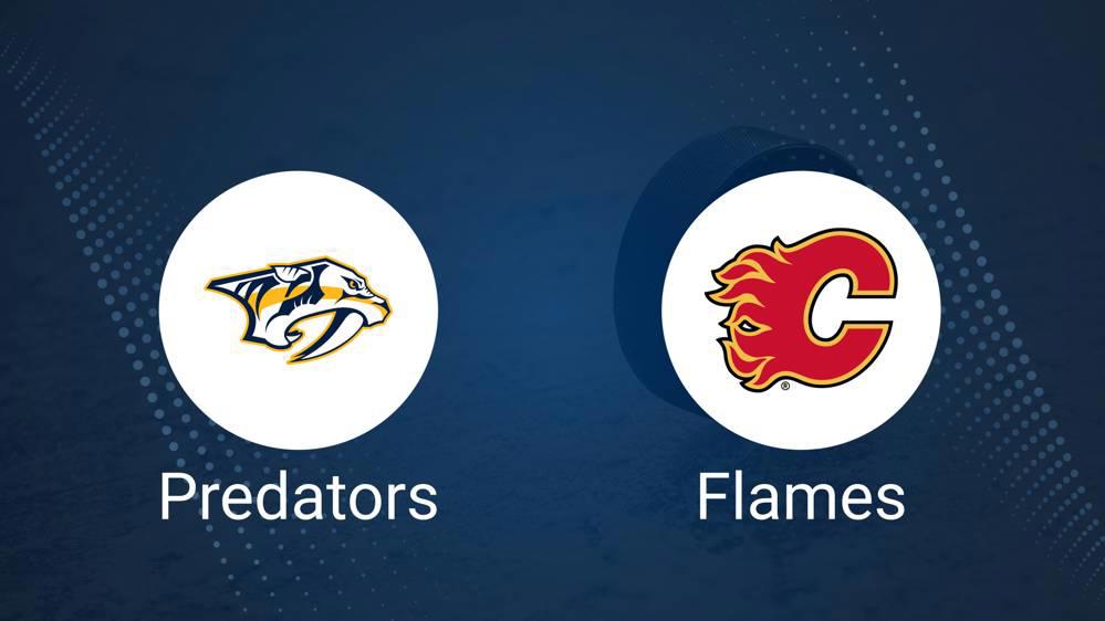 Where to Watch Nashville Predators vs. Calgary Flames on TV or Streaming Live - November 15