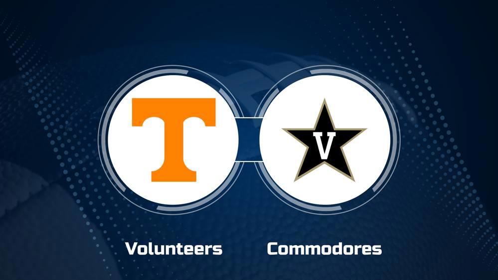 Where to Watch Tennessee vs. Vanderbilt on TV or Streaming Live - Nov. 30