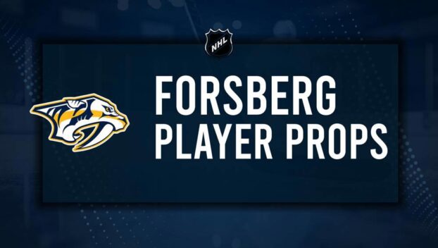 Filip Forsberg Player Prop Bets for the Predators vs. Avalanche Game - December 14