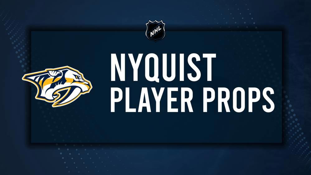 Gustav Nyquist Player Prop Bets for the Predators vs. Maple Leafs Game - December 4