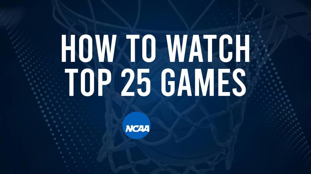 How to Watch Top 25 Women's College Basketball Games - Sunday, December 8