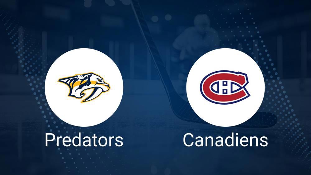 Predators vs. Canadiens Injury Report Today - December 5