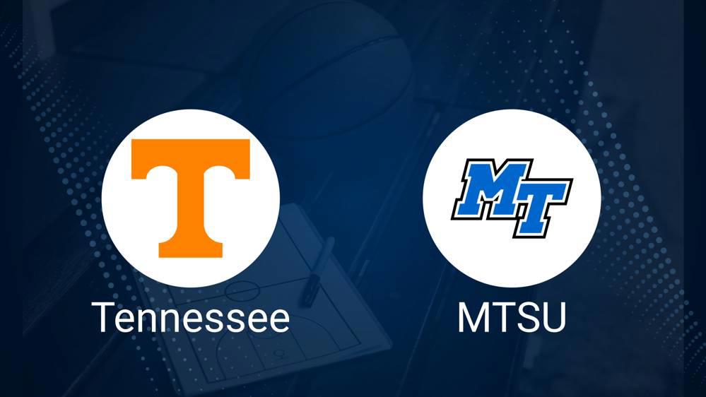 Tennessee vs. Middle Tennessee Basketball Tickets - Monday, December 23