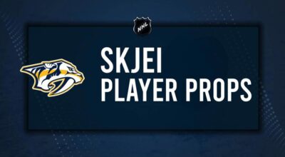 Brady Skjei Player Prop Bets for the Predators vs. Canucks Game - January 3