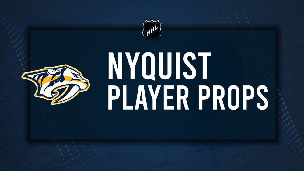 Gustav Nyquist Player Prop Bets for the Predators vs. Capitals Game - January 11