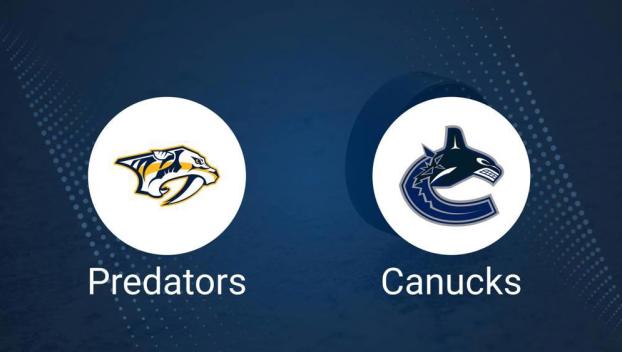 How to Pick the Predators vs. Canucks Game with Odds, Spread, Betting Line and Stats – January 29