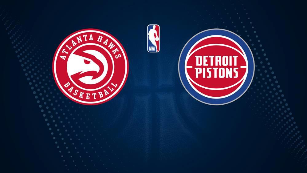 How to Watch the Hawks vs. Pistons Game: Streaming & TV Channel Info for January 22
