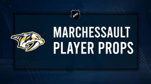 Jonathan Marchessault Player Prop Bets for the Predators vs. Canucks Game - January 29