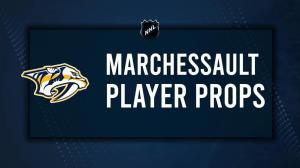 Jonathan Marchessault Player Prop Bets for the Predators vs. Ducks Game - January 25