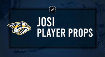 Roman Josi Player Prop Bets for the Predators vs. Sharks Game - January 21