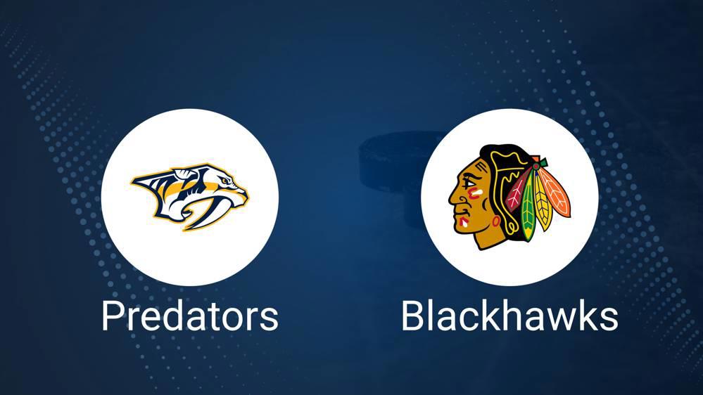 Where to Watch Nashville Predators vs. Chicago Blackhawks on TV or Streaming Live - January 16