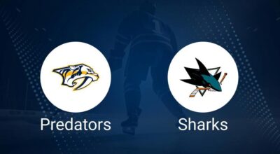 Where to Watch Nashville Predators vs. San Jose Sharks on TV or Streaming Live - January 23