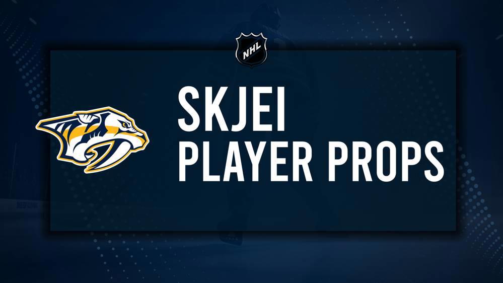 Brady Skjei Player Prop Bets for the Predators vs. Blackhawks Game - February 7