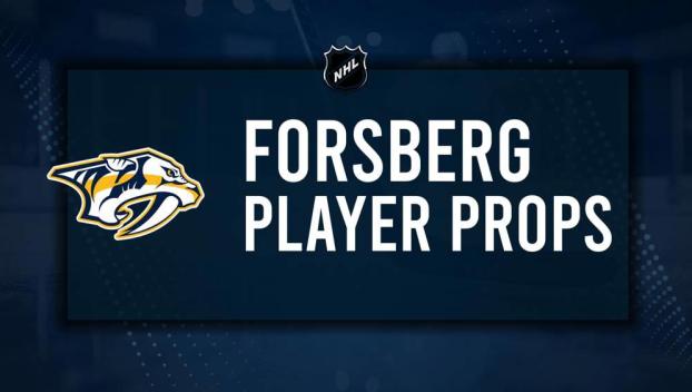 Filip Forsberg Player Prop Bets for the Predators vs. Jets Game - February 27