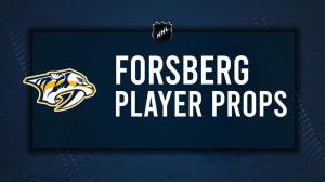 Filip Forsberg Player Prop Bets for the Predators vs. Penguins Game - February 1
