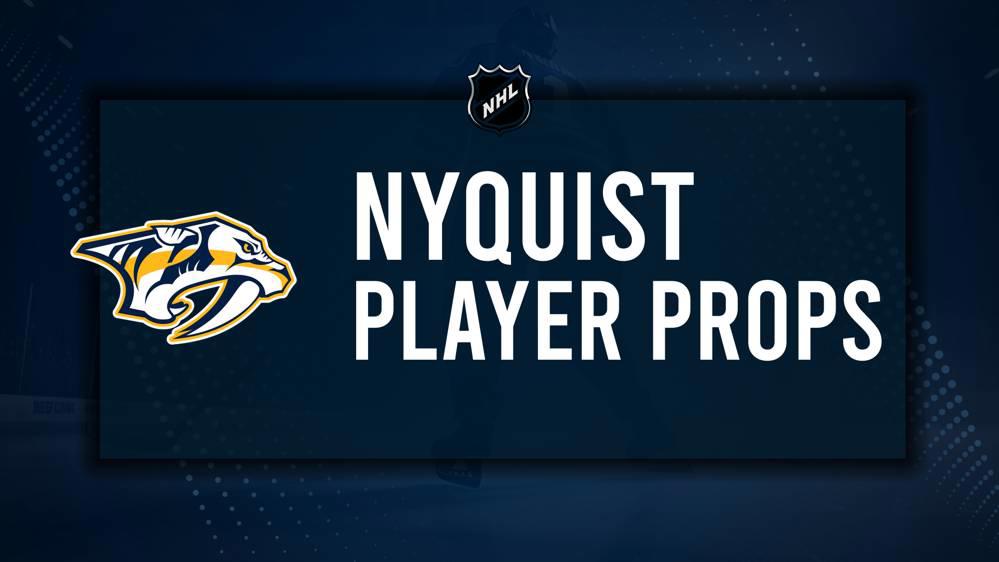 Gustav Nyquist Player Prop Bets for the Predators vs. Blackhawks Game - February 7